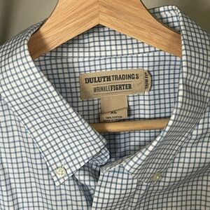 Duluth trading wrinklefighter dress shirt